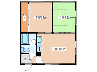 マンションわかばの物件間取画像